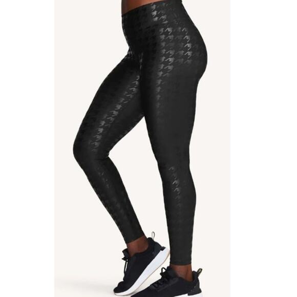 NWT Peloton Sz M SHOW UP $96 Black Printed Legging - Picture 2 of 4